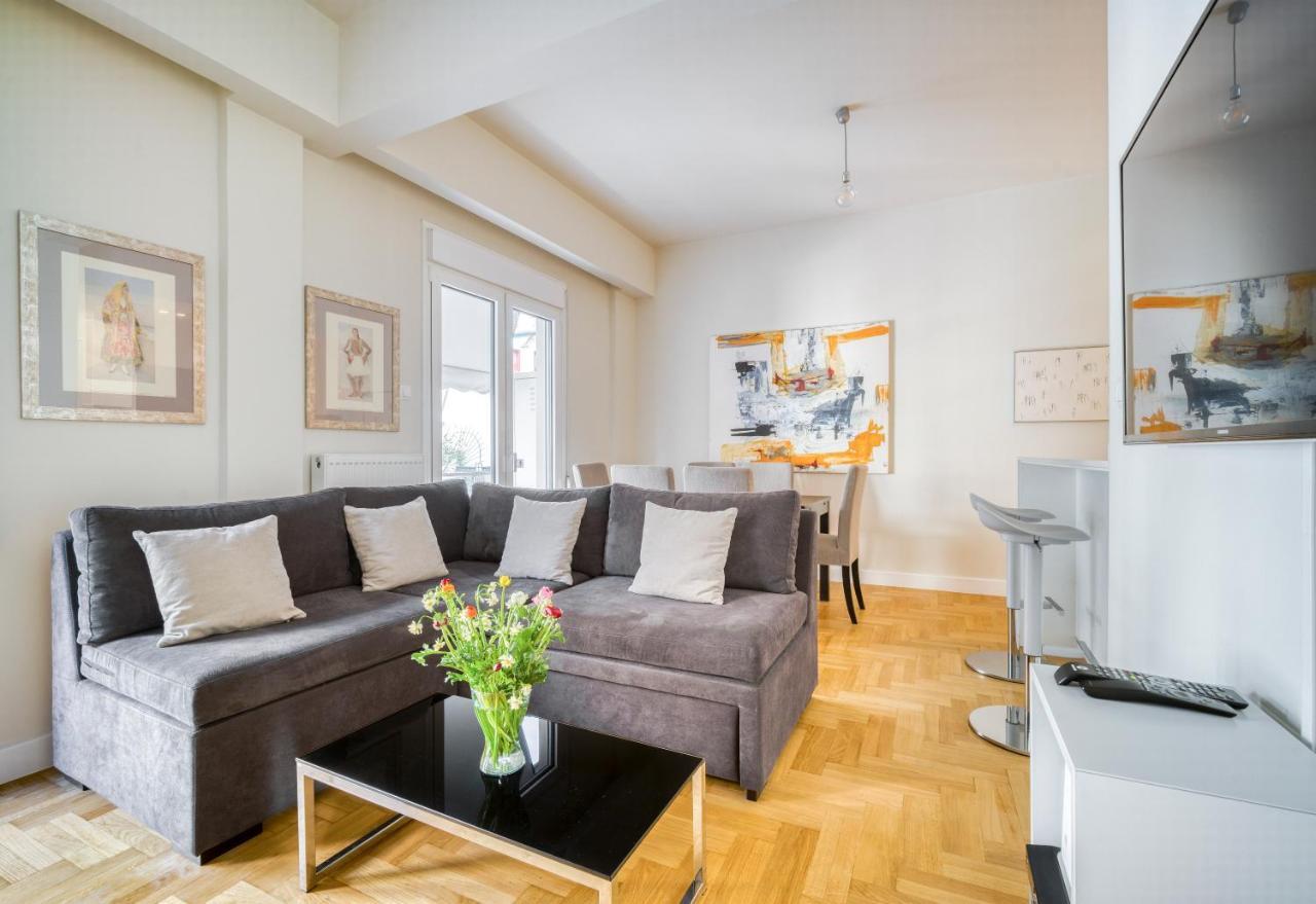 Lovely Sunlit Central Athens 2 Bedroom 2 Bathroom Condo מראה חיצוני תמונה